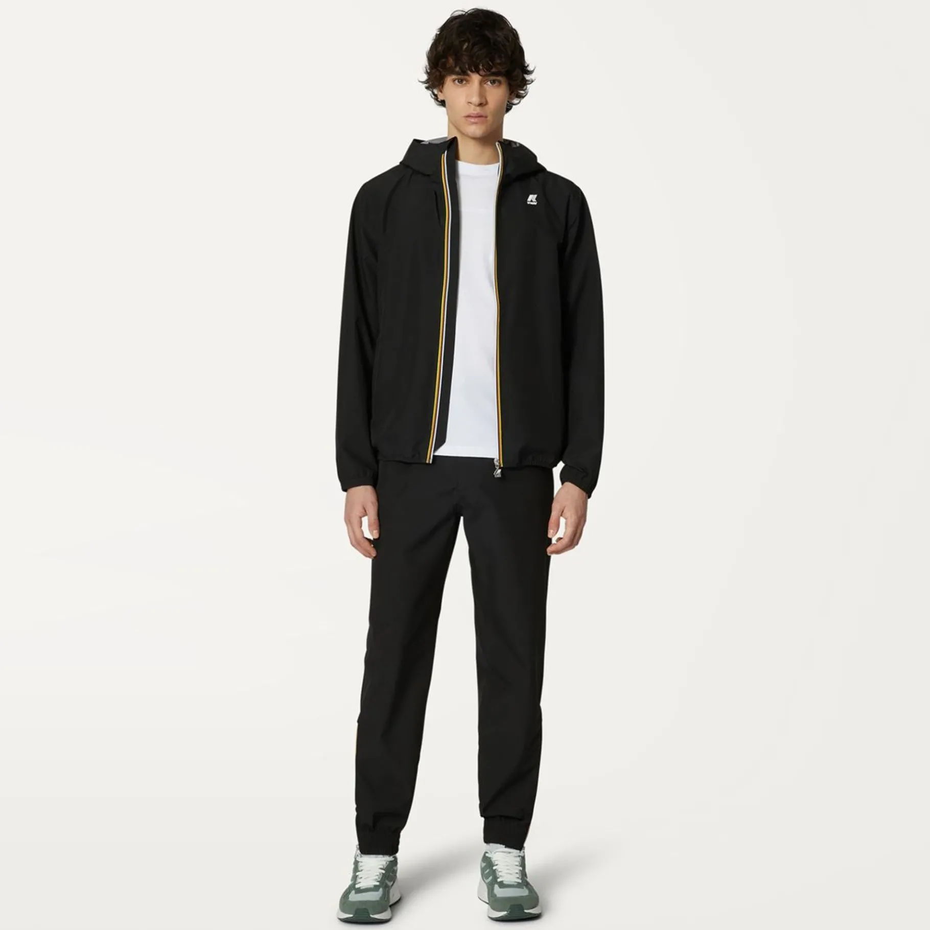 Shorts & Pantalons>K-WAY Leopold Stretch Dot Black Pure