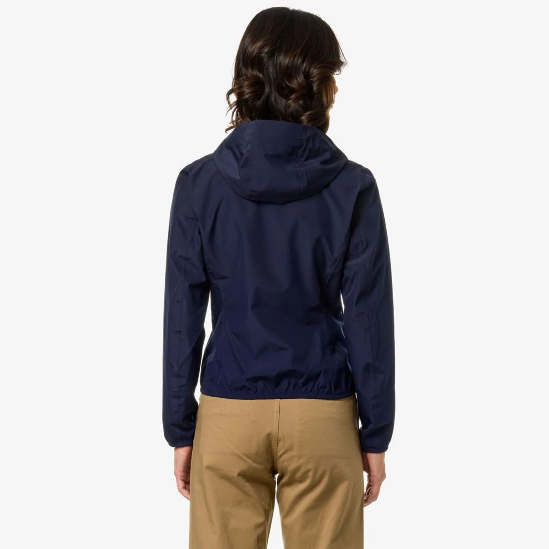 Trench & Parkas>K-WAY Lily Eco Stretch Dot Blue Depht