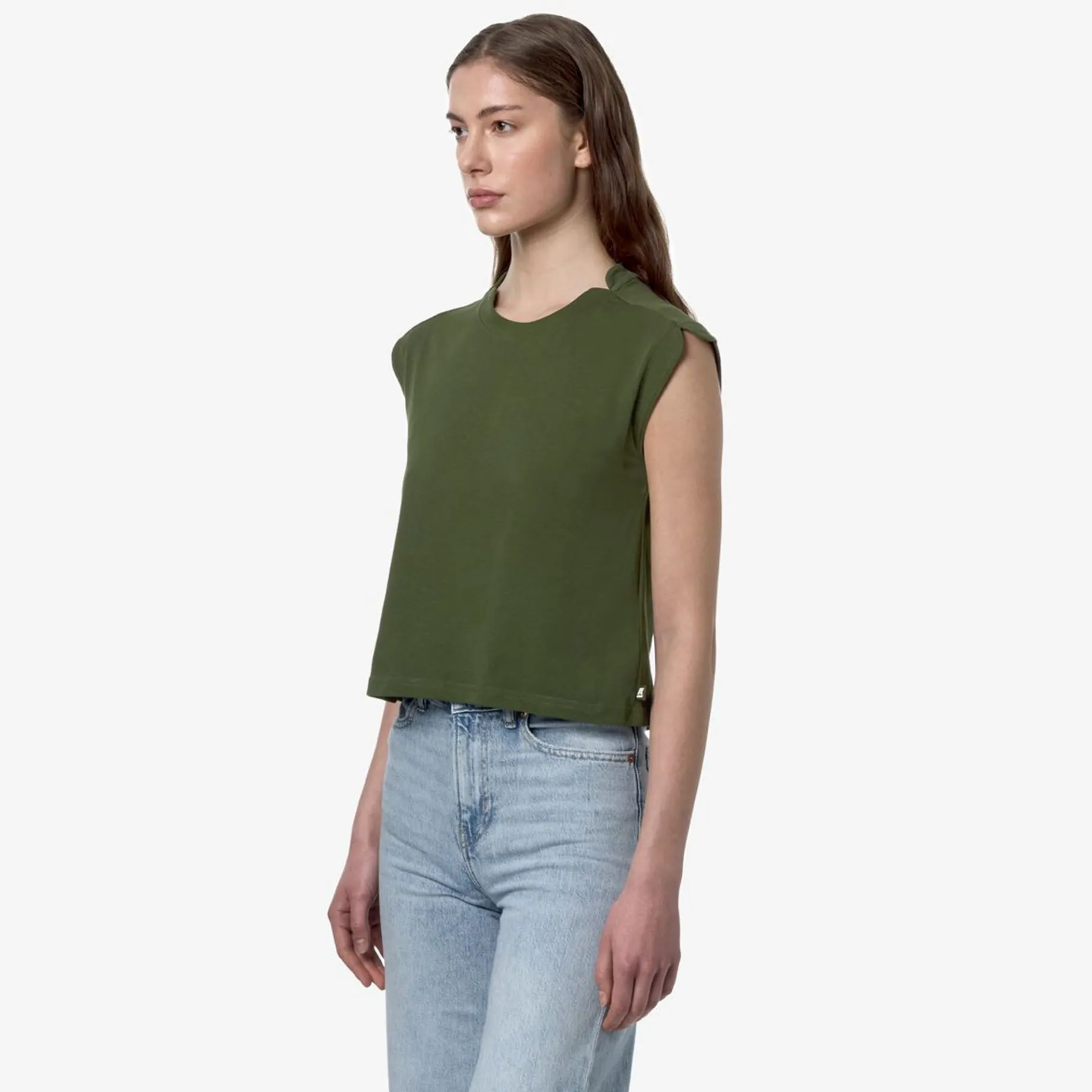 Polos & T-Shirts>K-WAY Limmy Green Cypress