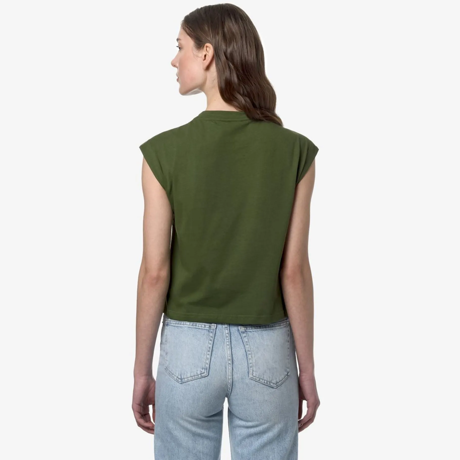 Polos & T-Shirts>K-WAY Limmy Green Cypress