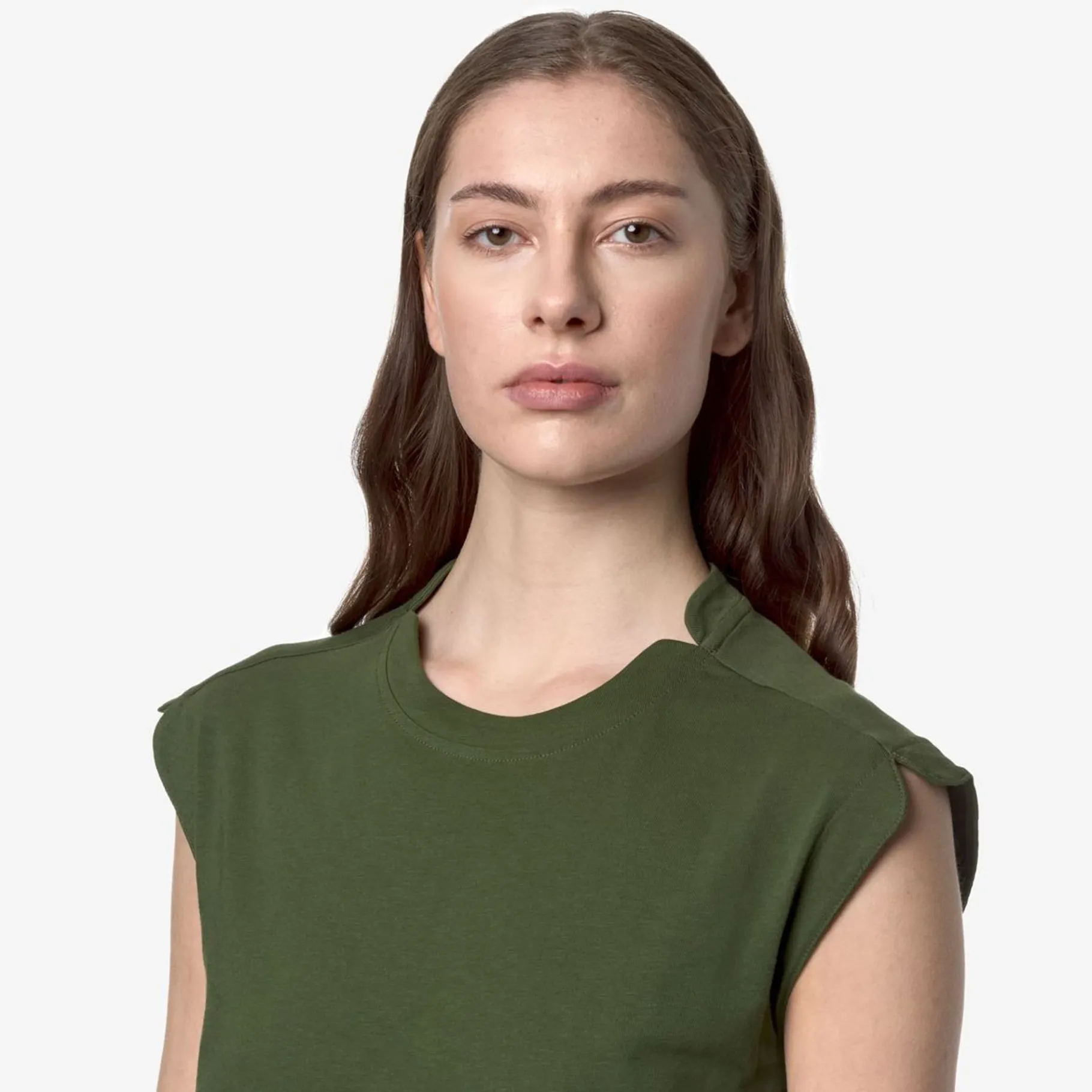 Polos & T-Shirts>K-WAY Limmy Green Cypress