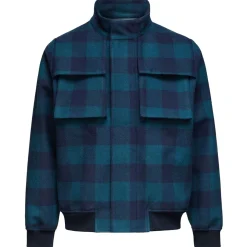 Vestes & Blousons>K-WAY Londel Check Wool 2L Green B Blue D