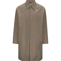 Vestes & Blousons>K-WAY Longrohan Ottom Beige Taupe
