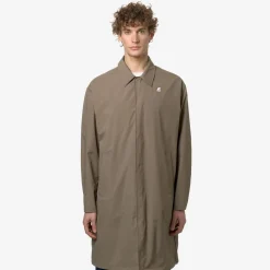 Vestes & Blousons>K-WAY Longrohan Ottom Beige Taupe