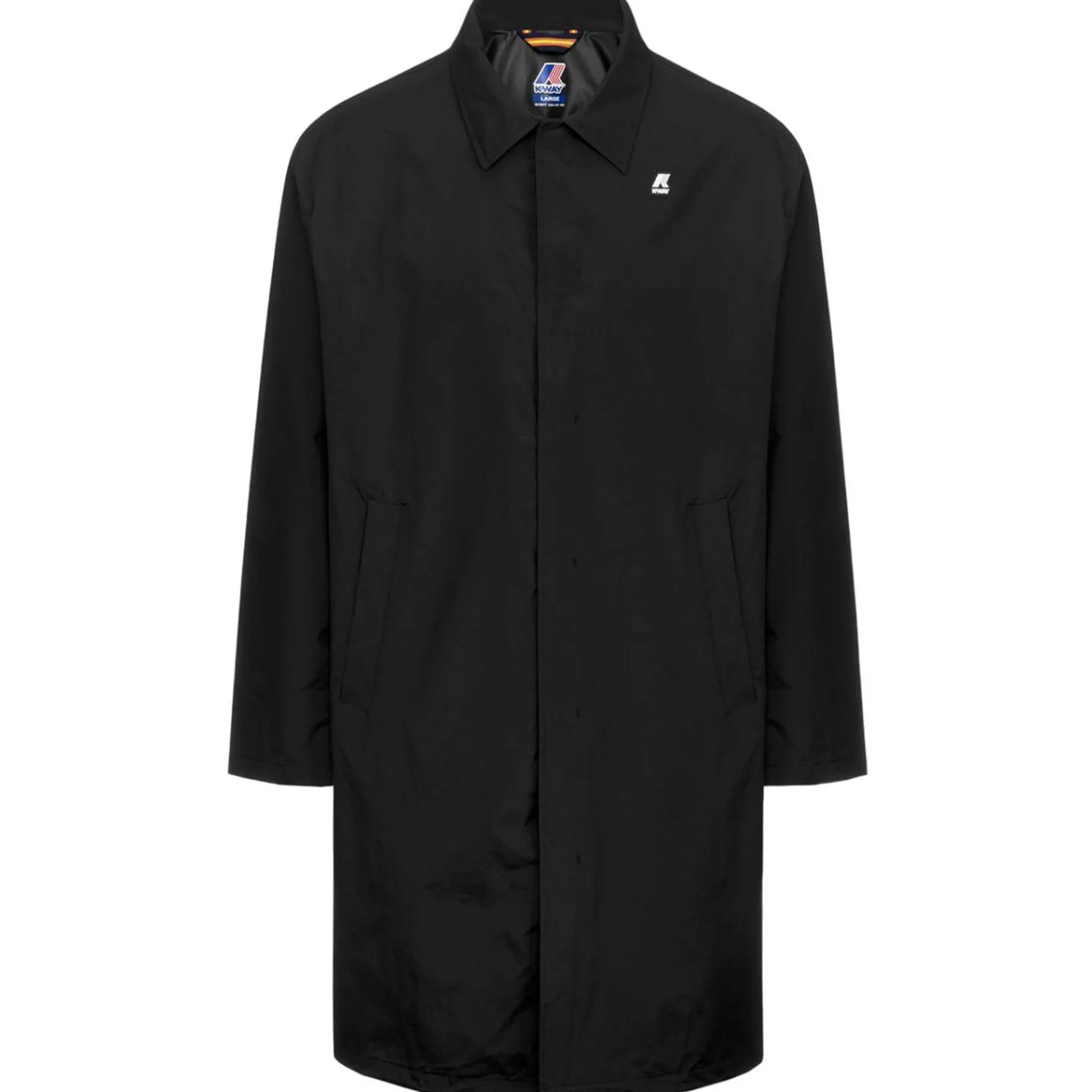 Vestes & Blousons>K-WAY Longrohan Ottom Black Pure