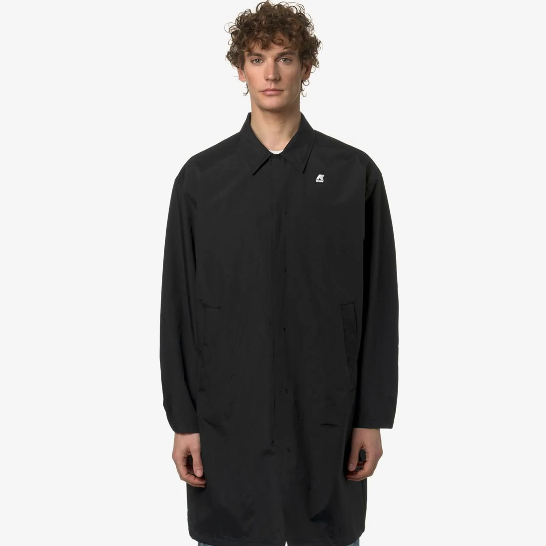 Vestes & Blousons>K-WAY Longrohan Ottom Black Pure