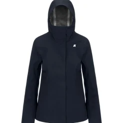 Vestes & Blousons>K-WAY Madlaine Bonded Blue Depth