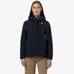 Vestes & Blousons>K-WAY Madlaine Bonded Blue Depth