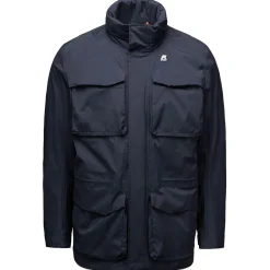 Vestes & Blousons>K-WAY Manphy Stretch Nylon Jersey Depht Blue