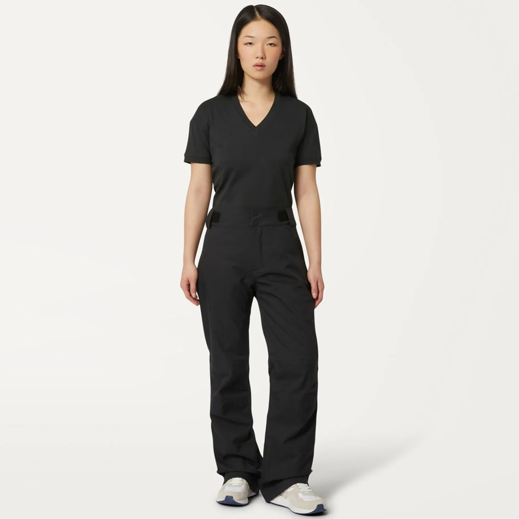 Shorts & Pantalons>K-WAY Noe Micro Twill Black Pure