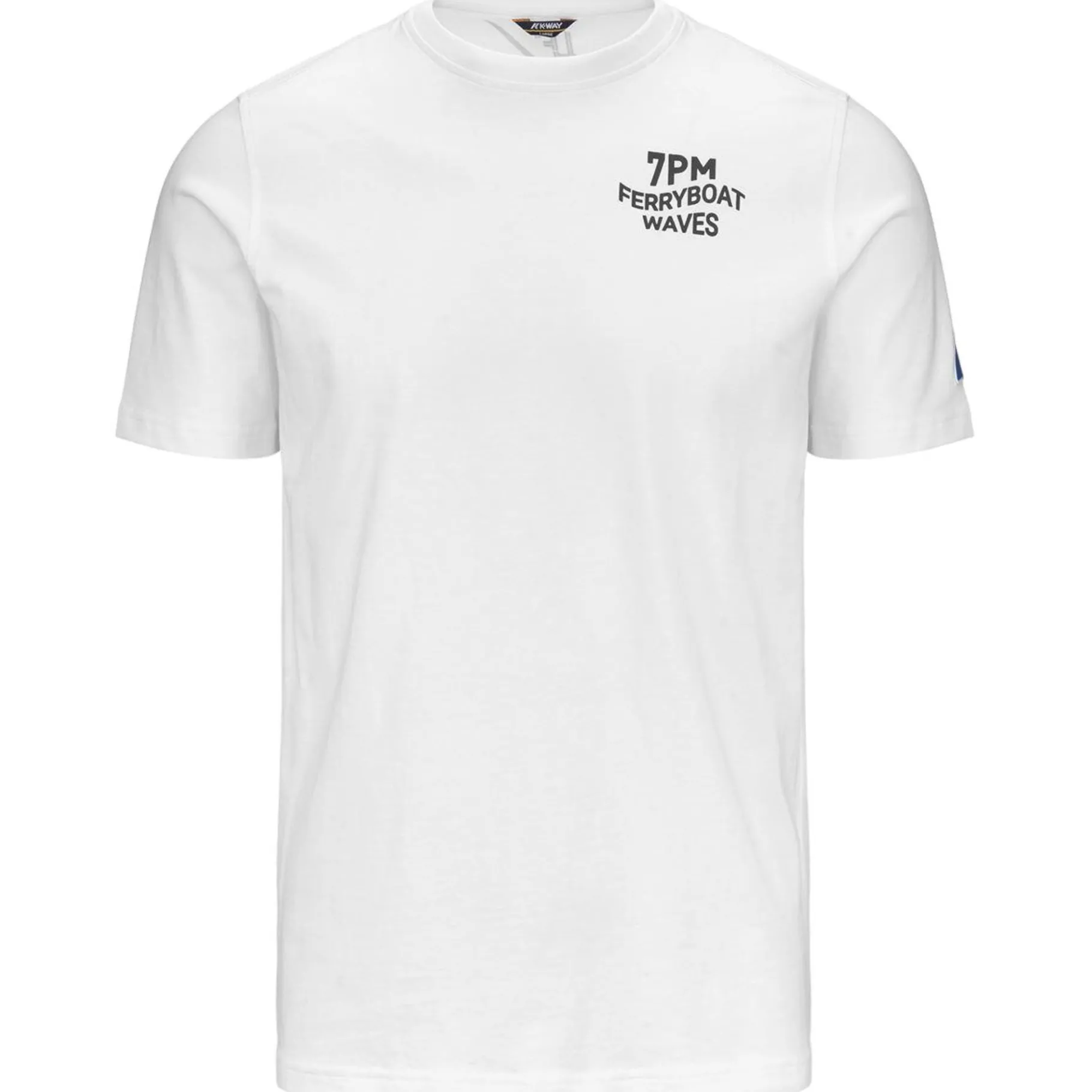 Polos & T-Shirts>K-WAY Odom Logo Lf White