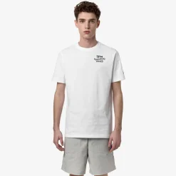 Polos & T-Shirts>K-WAY Odom Logo Lf White