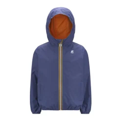 Vestes & Blousons>K-WAY P. Jake Eco Plus Blue Fiord-Orange Md