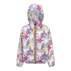 Vestes & Blousons>K-WAY P. Le Vrai 3.0 Claude Kid Camo Violet Pink Green