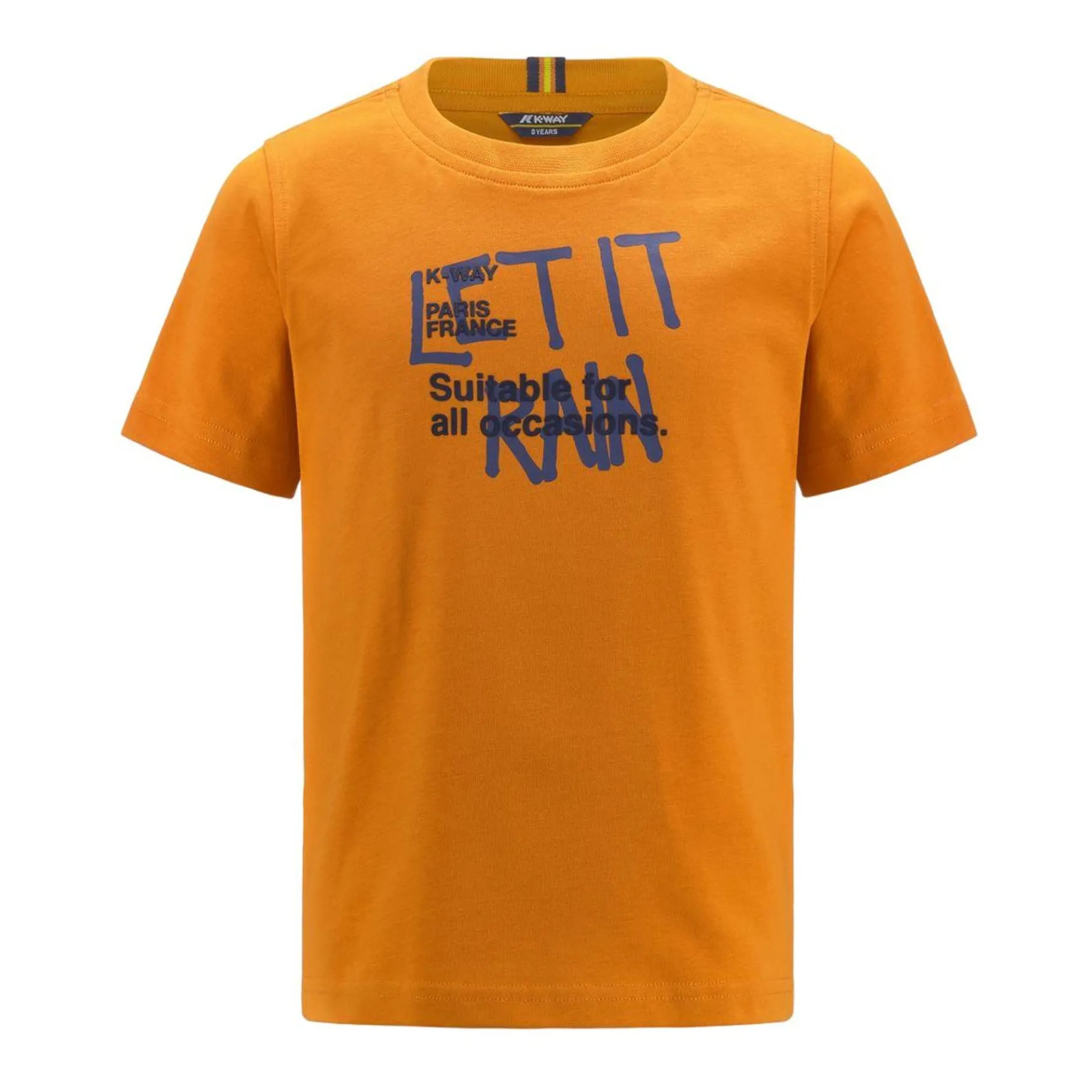 Polos & T-Shirts>K-WAY P. Odom Let It Rain - Orange