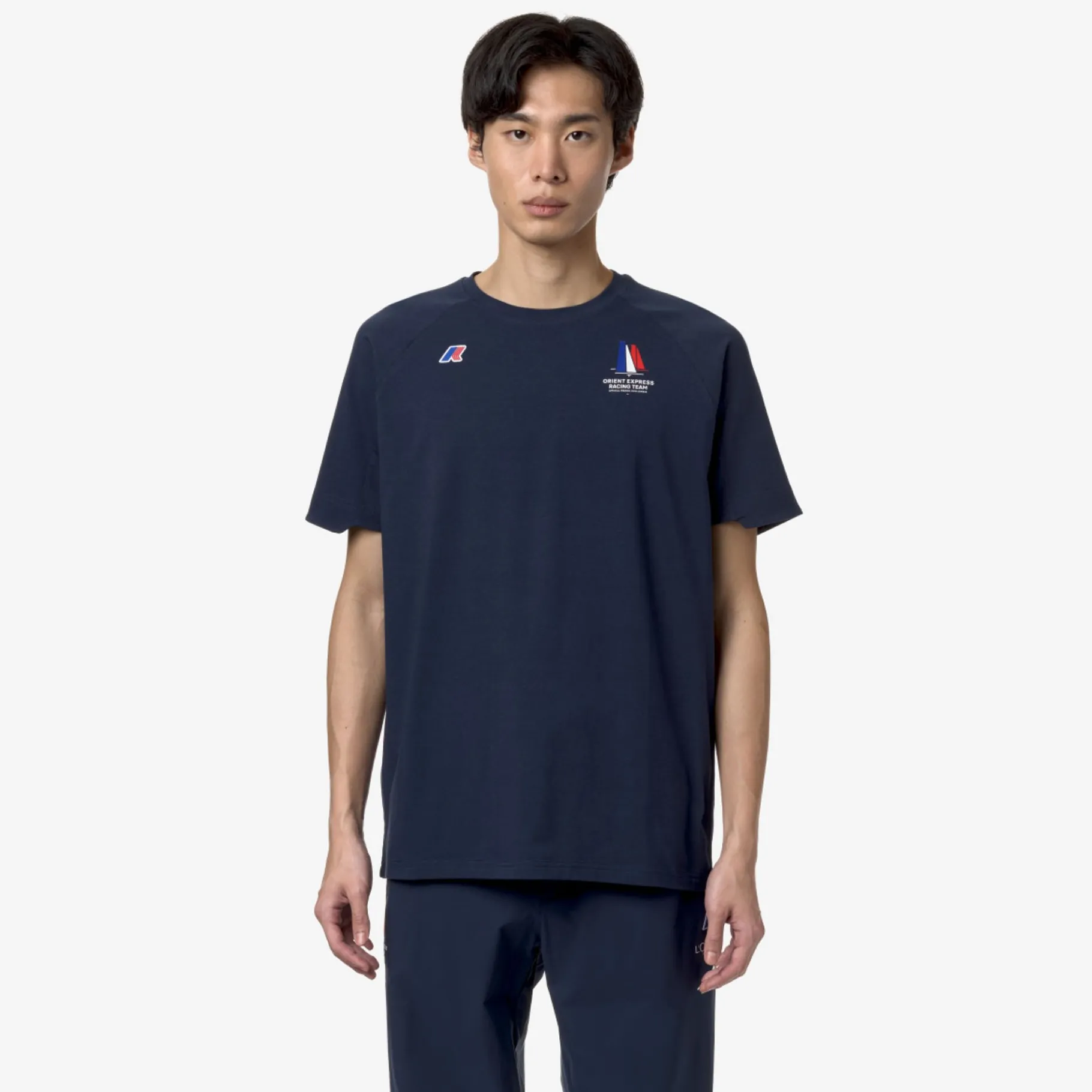 Polos & T-Shirts>K-WAY Parot Orient Express Ac Blue Navy