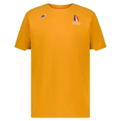 Polos & T-Shirts>K-WAY Parot Orient Express Ac Yellow Raspberry