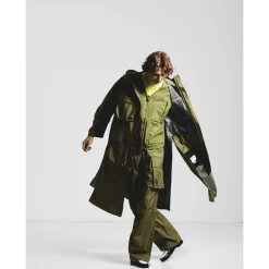 Trench & Parkas>K-WAY R&D Park-Shell Green