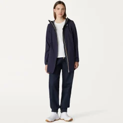 Vestes & Blousons>K-WAY Sophie Stretch Dot Bleu Fonce