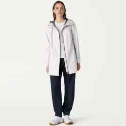 Trench & Parkas>K-WAY Sophie Stretch Dot White