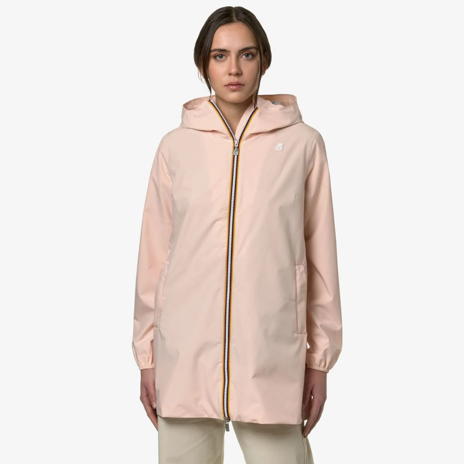 Trench & Parkas>K-WAY Sophie Stretch Poly Jersey Pink