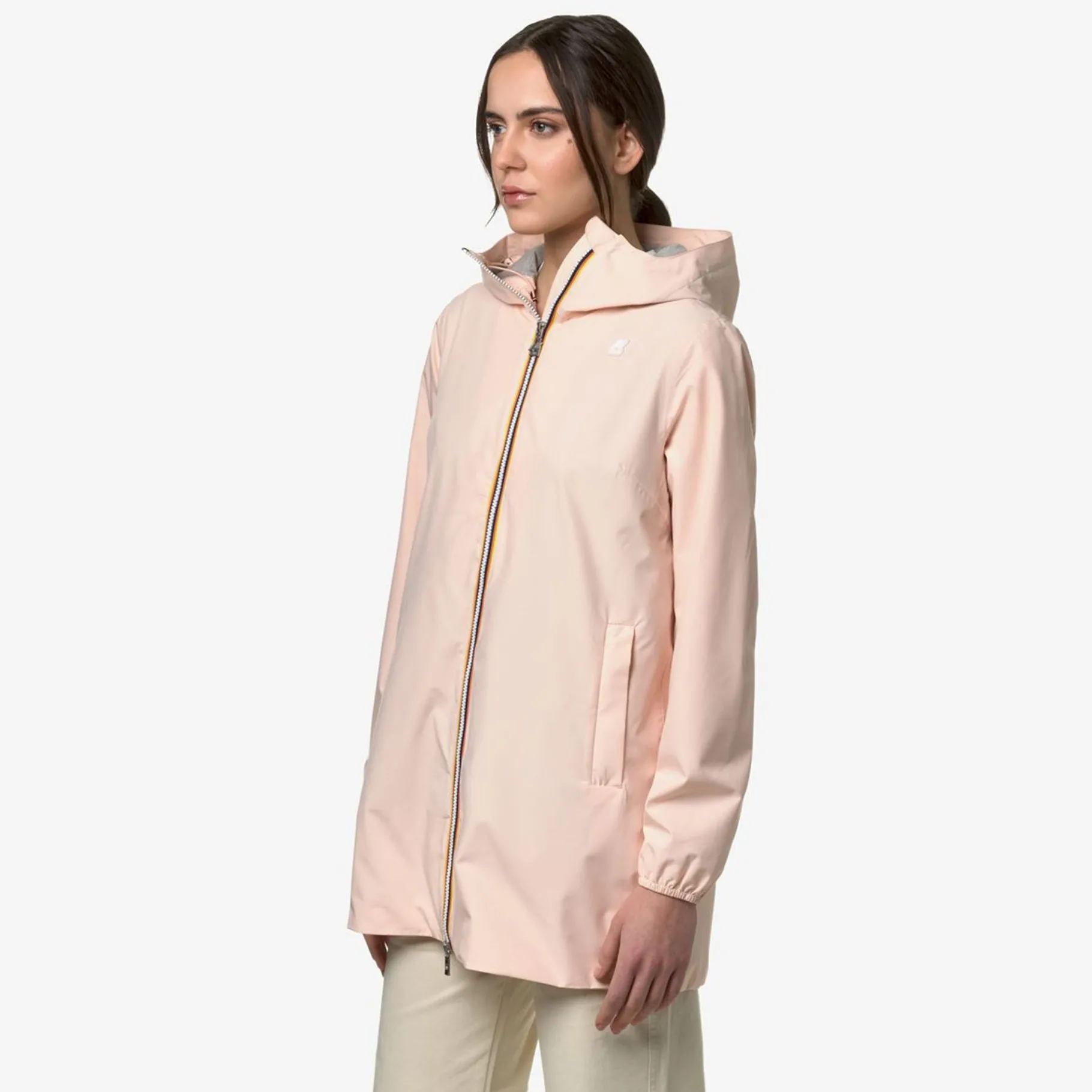Trench & Parkas>K-WAY Sophie Stretch Poly Jersey Pink