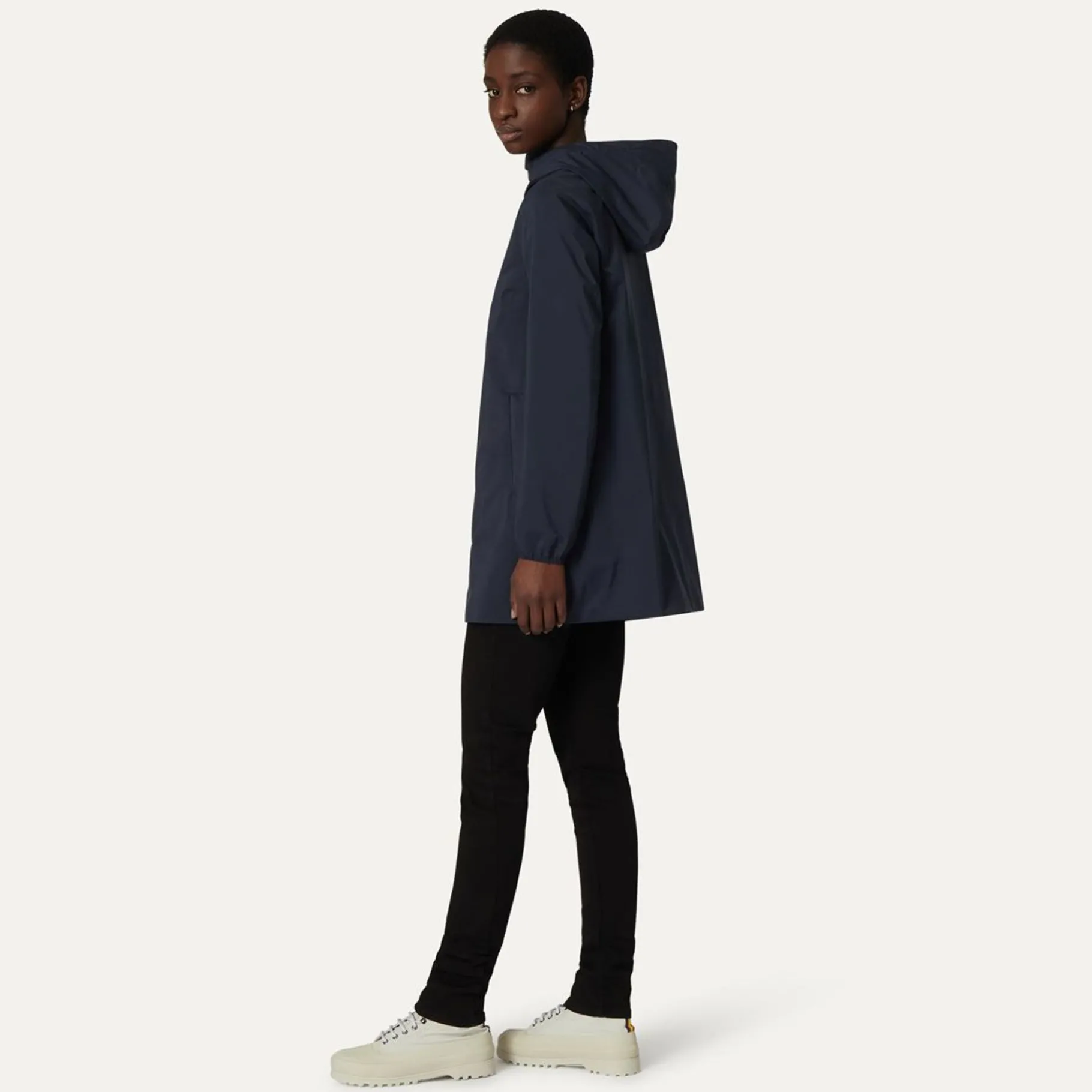 Trench & Parkas>K-WAY Sophie Stretch Poly Jersey Depht Blue