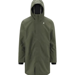 Trench & Parkas>K-WAY Thomas Bonded Green B-Blue Depht