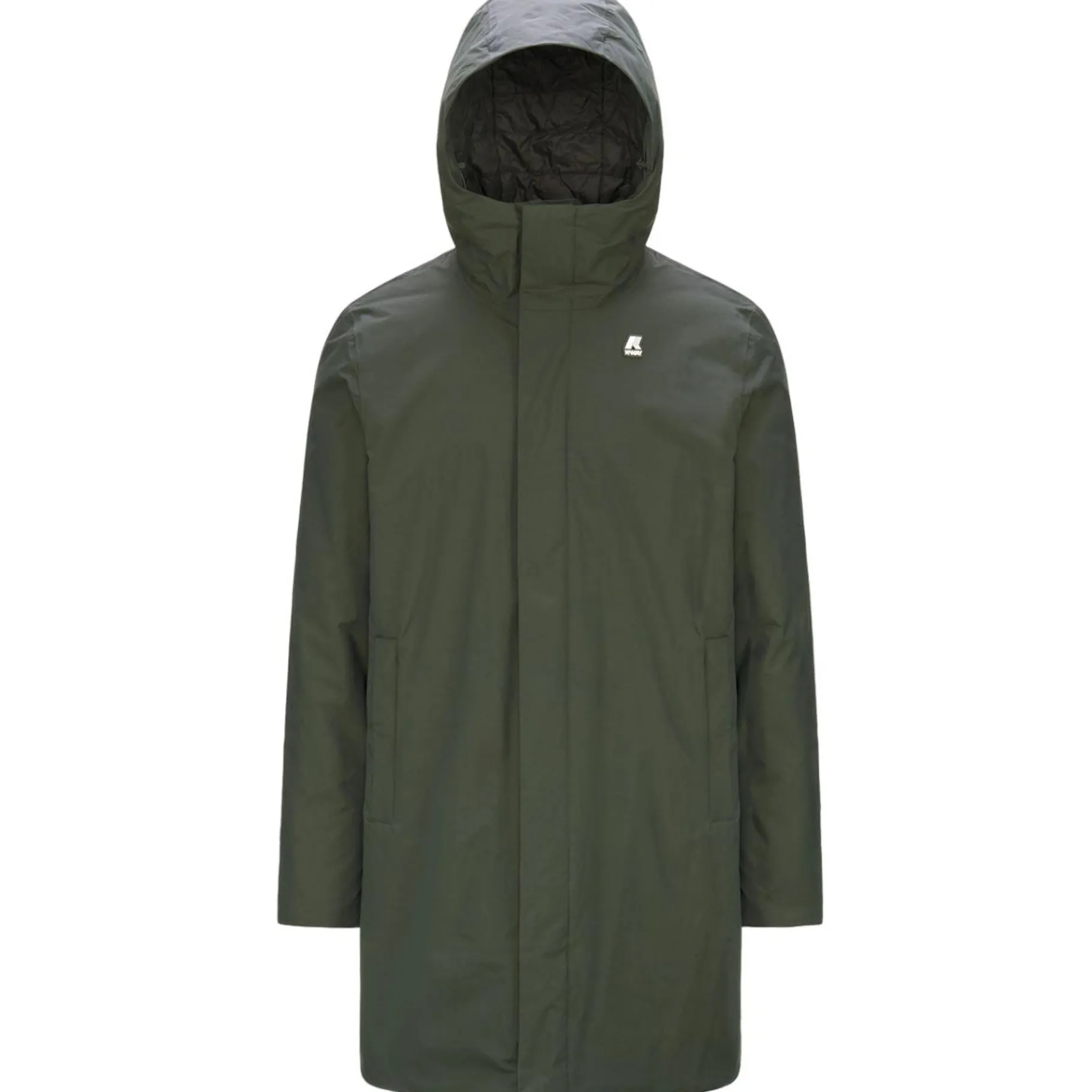 Trench & Parkas>K-WAY Thomas Eco Warm Ottoman Green Blackish