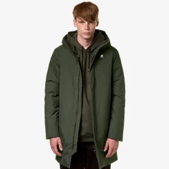 Trench & Parkas>K-WAY Thomas Eco Warm Ottoman Green Blackish