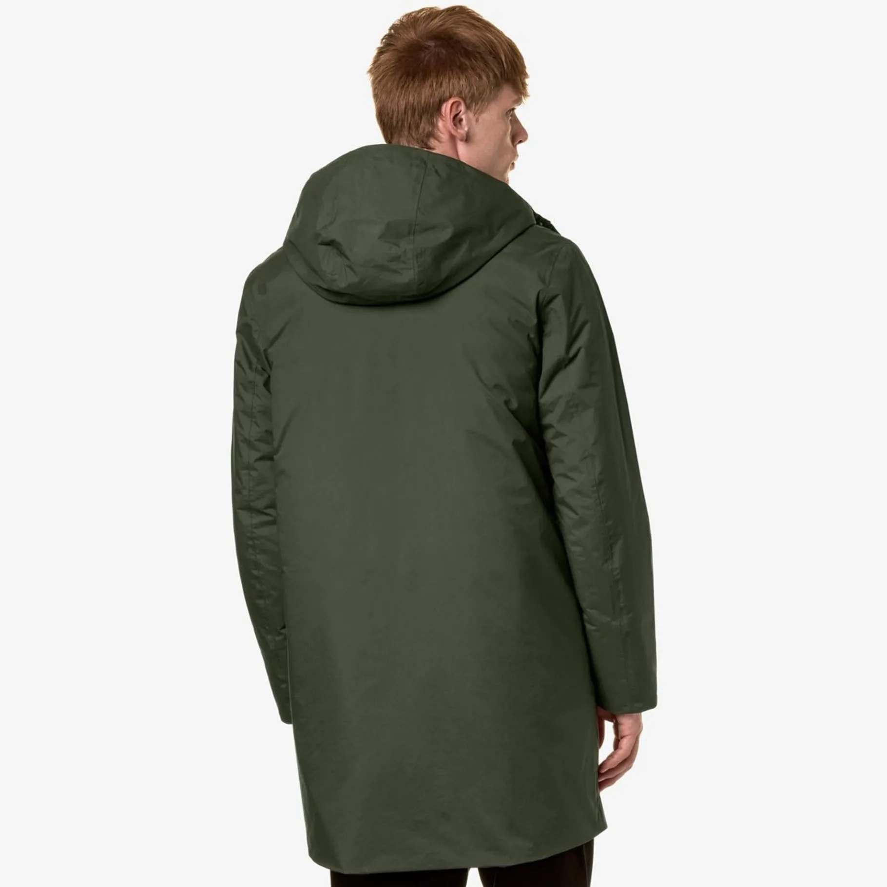 Trench & Parkas>K-WAY Thomas Eco Warm Ottoman Green Blackish