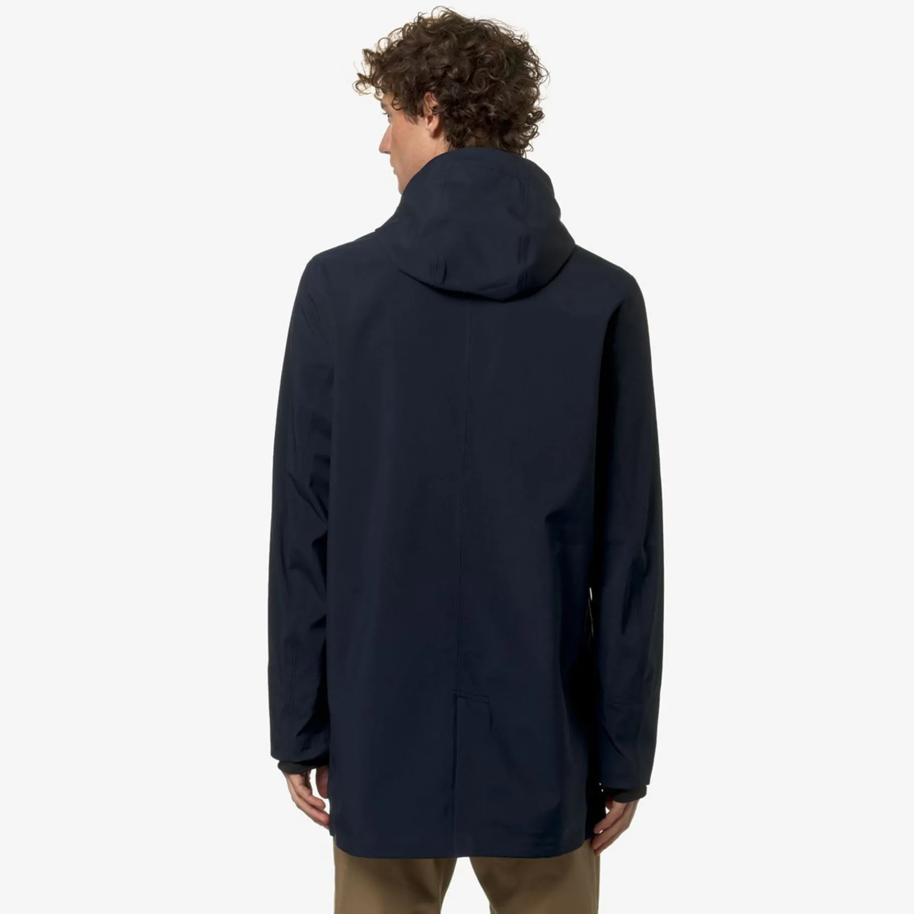 Trench & Parkas>K-WAY Tommy Bonded Jersey Depht Blue