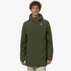Trench & Parkas>K-WAY Tommy Bonded Jersey Green Cypress