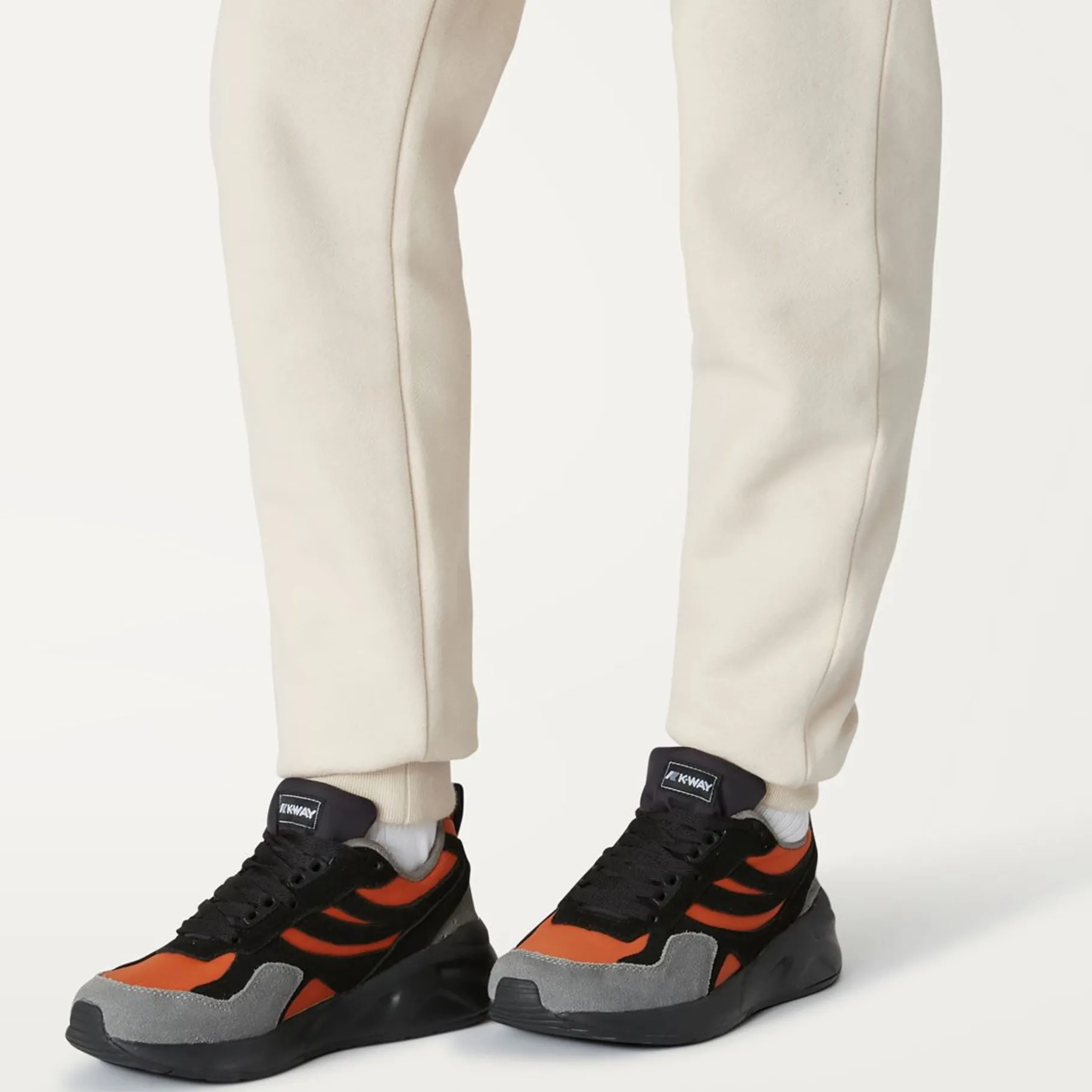 Bottes & Sneakers>K-WAY Training 3.0 Laces Orange - Black - Md Grey