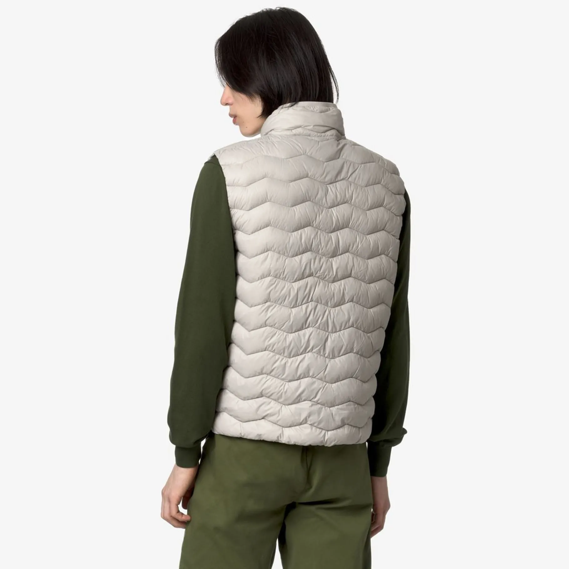 Vestes & Blousons>K-WAY Valen Eco Warm Beige Lt