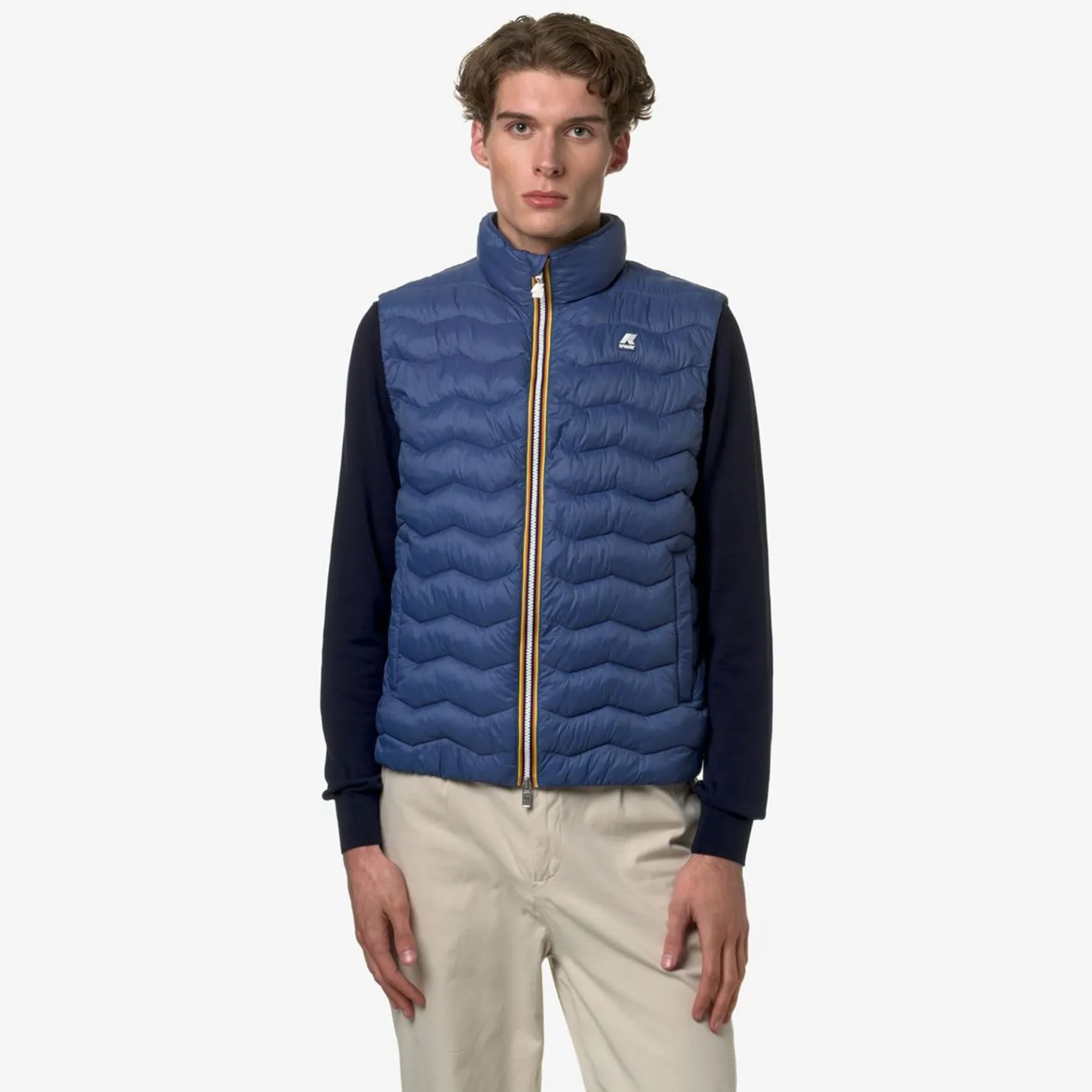 Vestes & Blousons>K-WAY Valen Eco Warm Blue Fiord