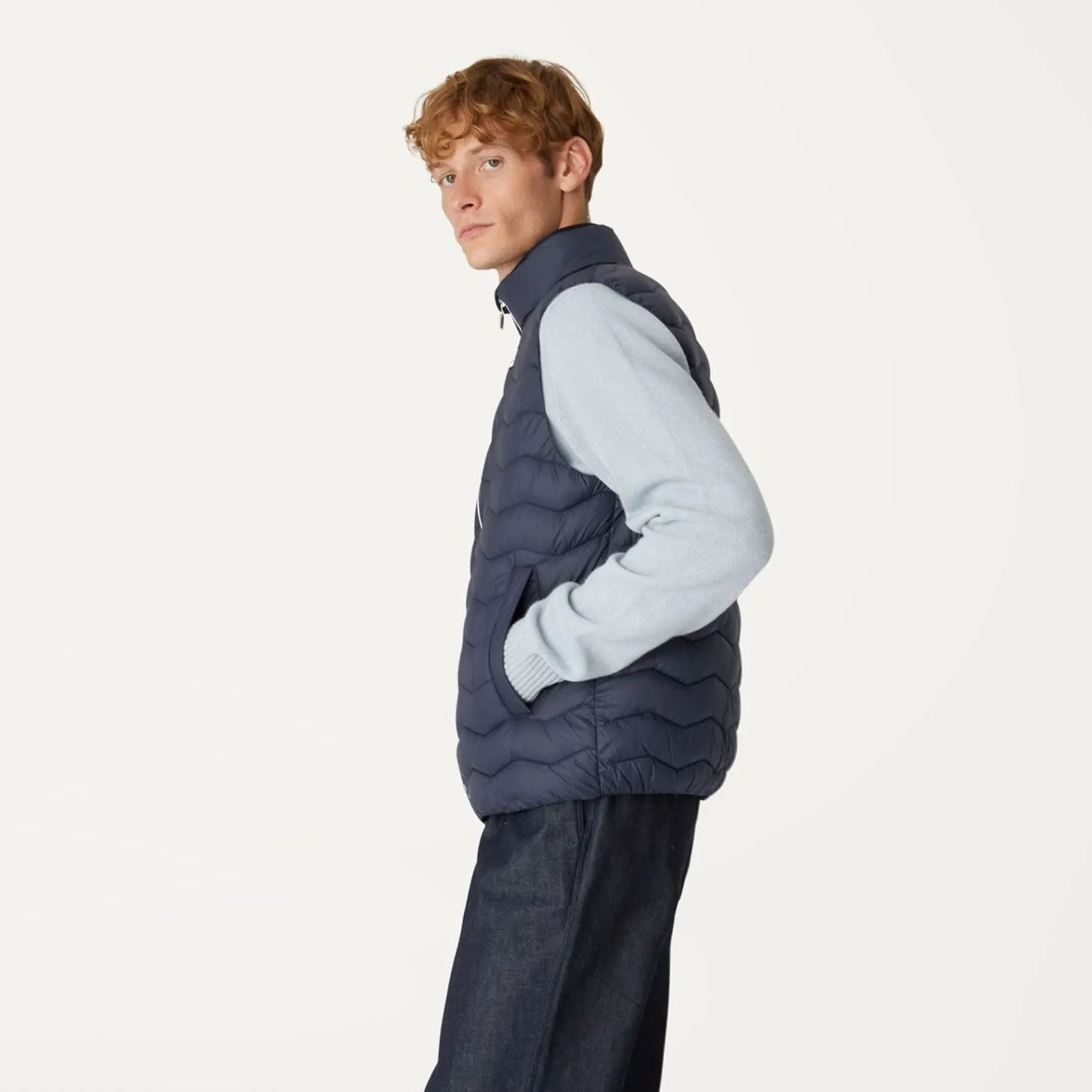 Vestes & Blousons>K-WAY Valen Eco Warm Depht Blue