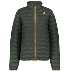 Vestes & Blousons>K-WAY Valentine Eco Warm Green Black