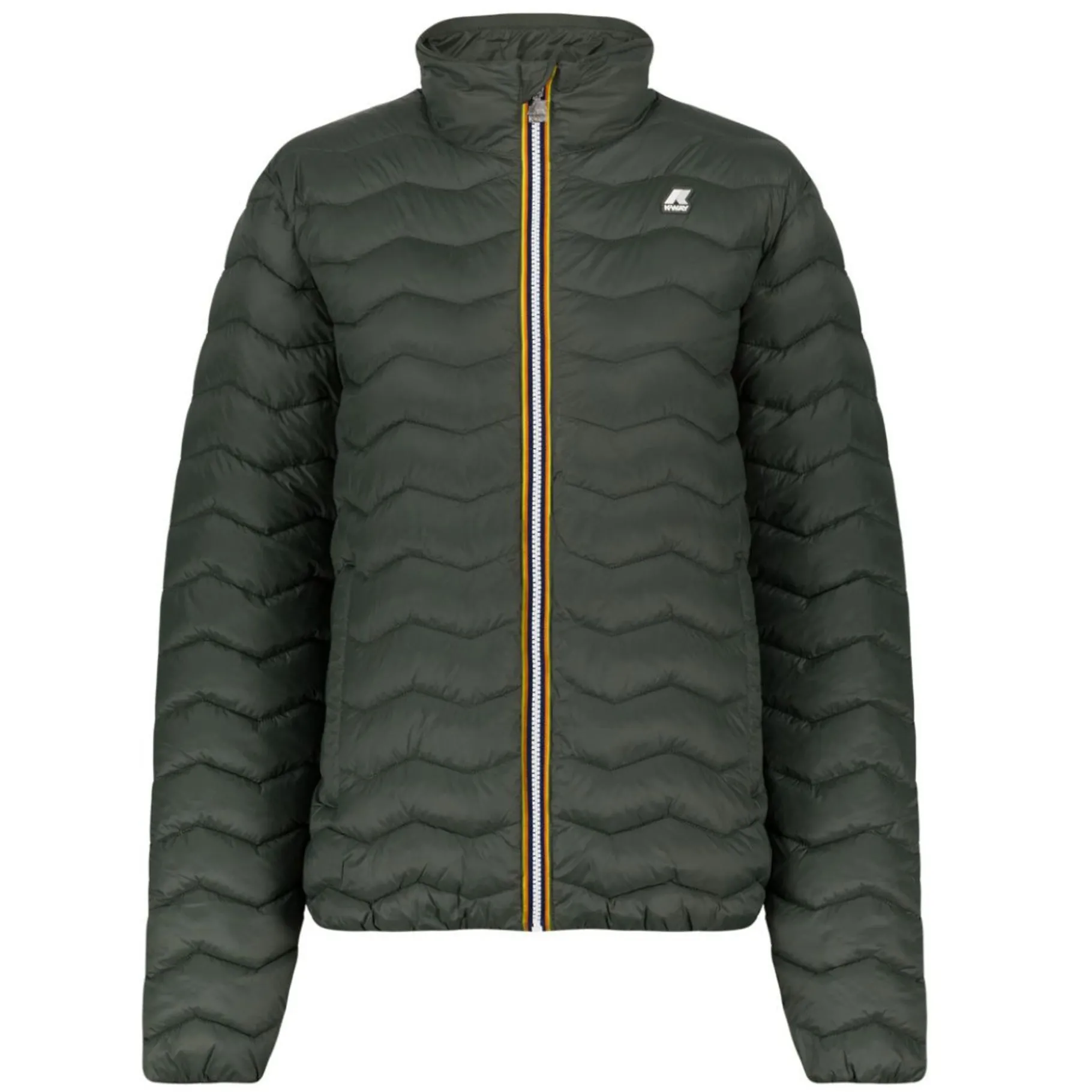 Vestes & Blousons>K-WAY Valentine Eco Warm Green Black