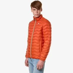 Vestes & Blousons>K-WAY Valentine Eco Warm Orange Pumpkin