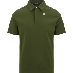 Polos & T-Shirts>K-WAY Vincelle Green Cypress