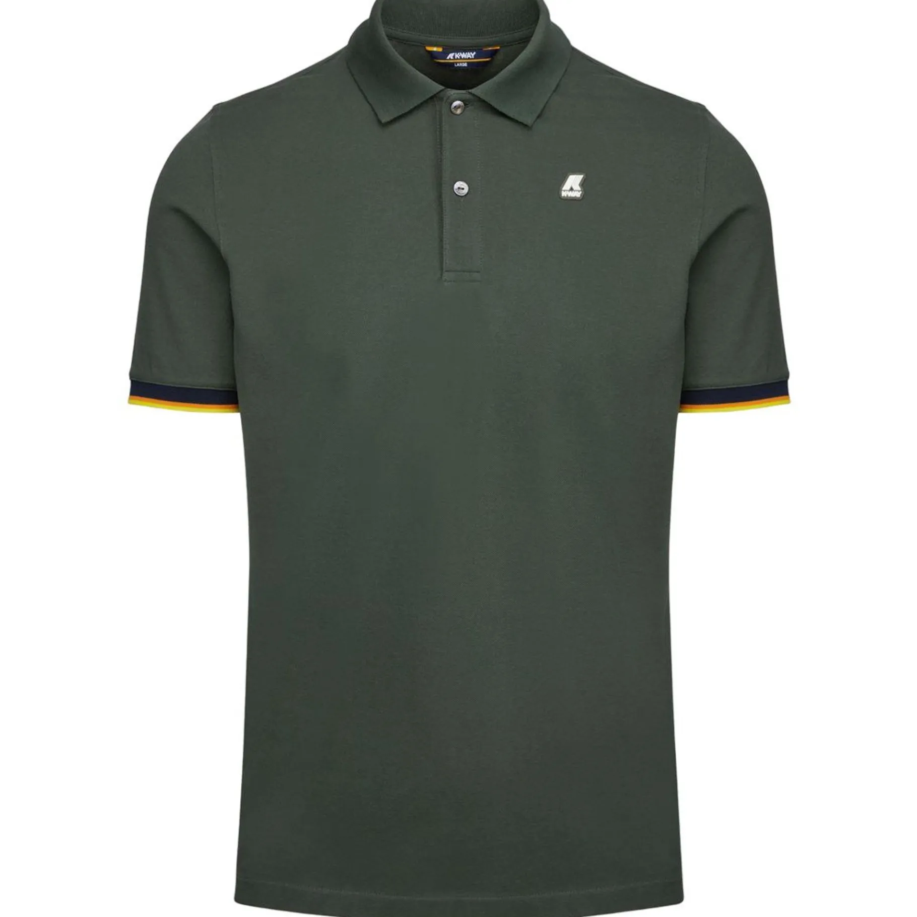 Polos & T-Shirts>K-WAY Vincent Green Blackish
