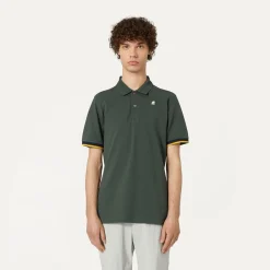 Polos & T-Shirts>K-WAY Vincent Green Blackish