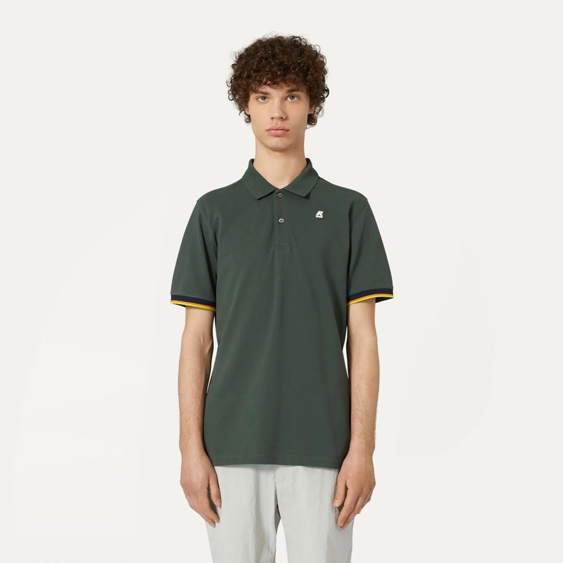 Polos & T-Shirts>K-WAY Vincent Green Blackish