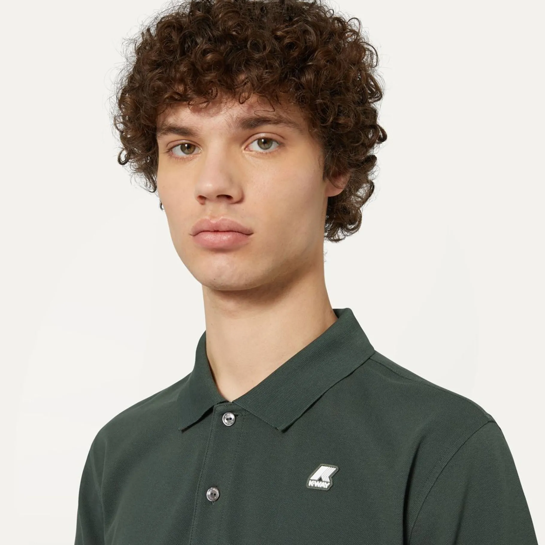 Polos & T-Shirts>K-WAY Vincent Green Blackish