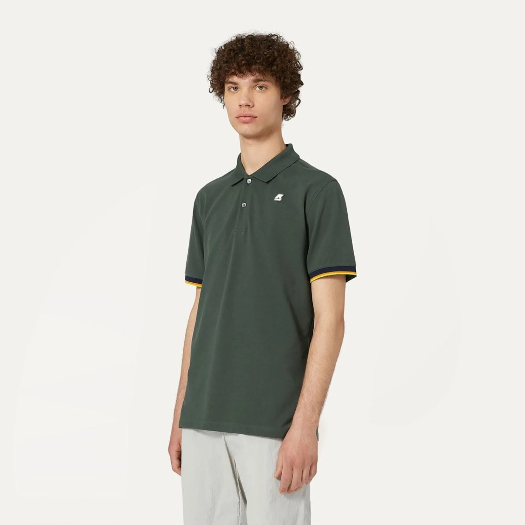Polos & T-Shirts>K-WAY Vincent Green Blackish
